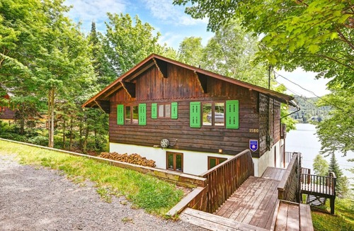 Sainte-Agathe-des-Monts Ski Chalet | Swiss Chalet/Sauna/lakefront/With Garden