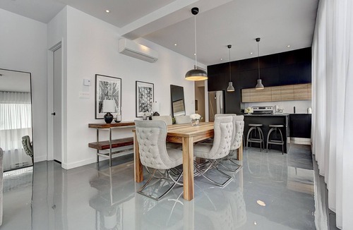 Pointe-Saint-Charles Apartment | THE BOHO CHIC | Two-Bedroom Loft w. Terrace