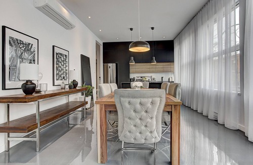 Pointe-Saint-Charles Apartment | THE BOHO CHIC | Two-Bedroom Loft w. Terrace