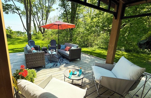 Amherstburg Cottage | The NEST-an upscale beach cottage in Holiday Beach Conservation Area