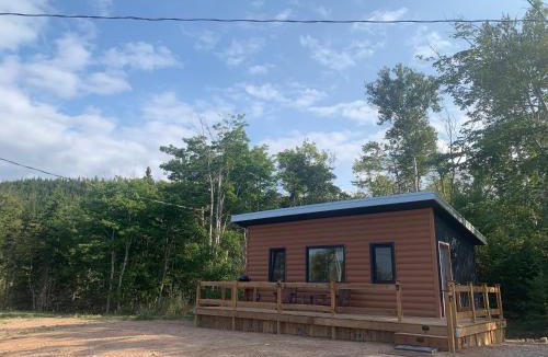 Ingonish Beach Ski Chalet | The Snuggy - NEW! Oceanview - Private - Eco-Lux - King Bed - Adults Only!