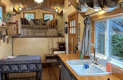 Gibsons House | Tiny home on working gourmet mushroom farm just minutes outside of Gibsons.