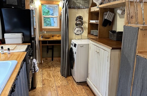 Gibsons House | Tiny home on working gourmet mushroom farm just minutes outside of Gibsons.