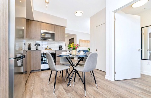 Kitchener Condo | Union Towers Condo with City Views and Patio