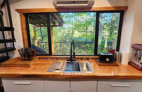 North Cowichan Bed & Breakfast | Unique experience, forest house, wild life viewing, Hot Tub/fire pit, pool tbl.