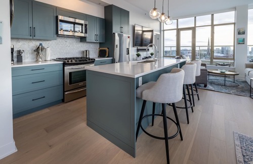 Downtown Victoria Apartment | Victoria's SEA-Cret-Stunning Olympic and Inner Harbour Views from 450 sq ft Balcony