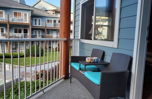 Sicamous Condo | Waterfront Condo unit D201 with BOAT SLIP, Pool, Hot Tub, underground Parking