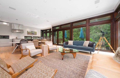 Deep Cove House | West Coast Designer Home - Ocean & Forest Views & Access