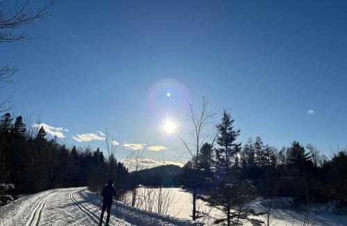 Chertsey Ski Chalet | Winter Lakefront Chalet - Serendipity Hideaway - Ski, Skate, Snowshoes & Relax by the Cozy Fire
