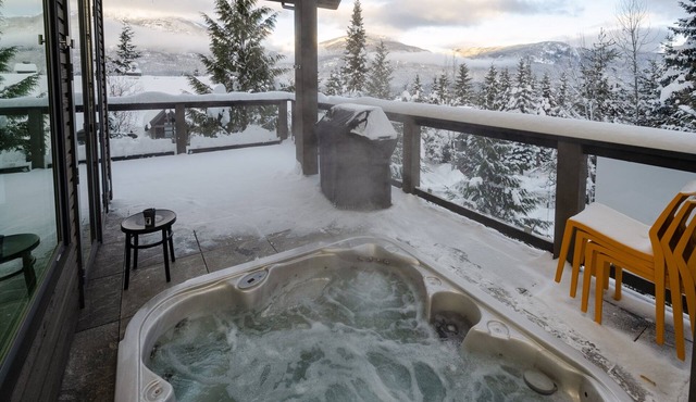 Chalet Champagne Luxury. TRUE ski in/out, 4 bed/4 bath Magnificent Views Hot Tub