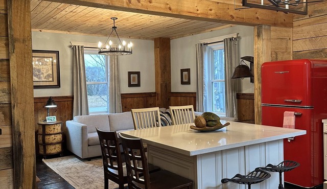 Cozy, stylish, century home located just steps from Mount St Louis ski hill!