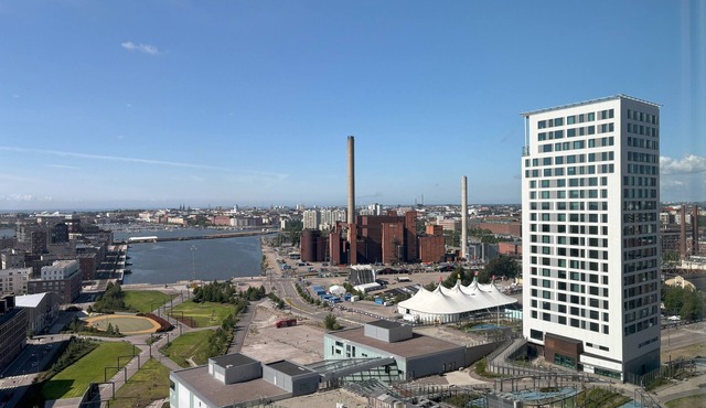 Modern apartment with a great view