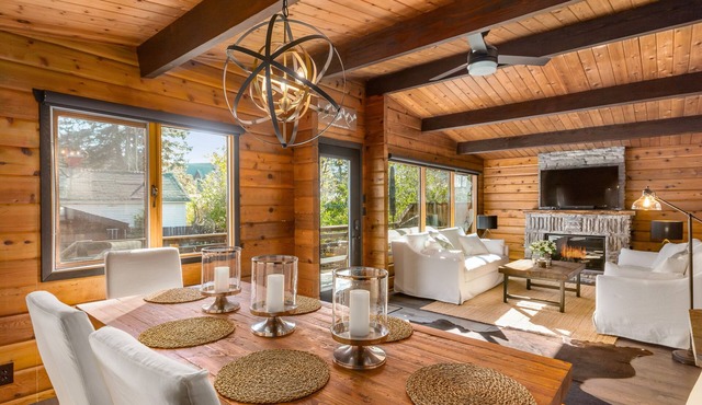 Rustic Chic Banff Mountain Home