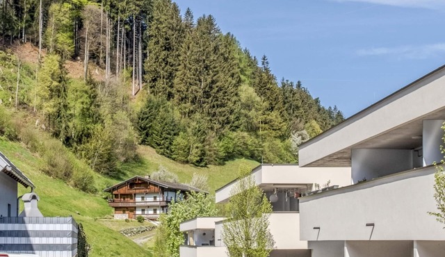 Studio with garden terrace close to the ski bus