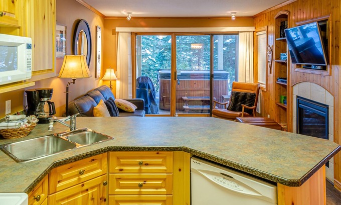 Sun Peaks Condo | Ground floor 1 bedroom condo, great location close to village centre and next to ski runs