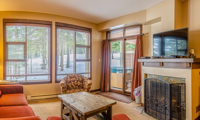 Sun Peaks Condo | Ground floor 2 bedroom condo, very close to ski-in/out trails