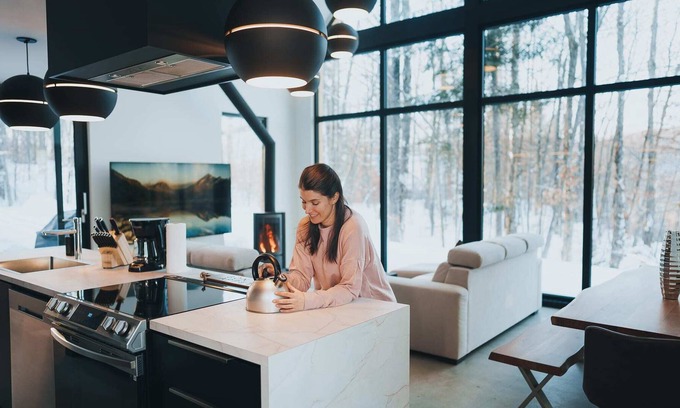 Lac Superieur Village House | Modern chalet surrounded by nature CITQ#310675