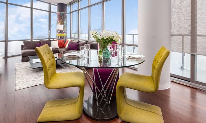 Bay Cloverhill Apartment | RATE DROP! - Clean and Sanitized - Eclectic Two-Bedroom Condo (Sky-High Views)