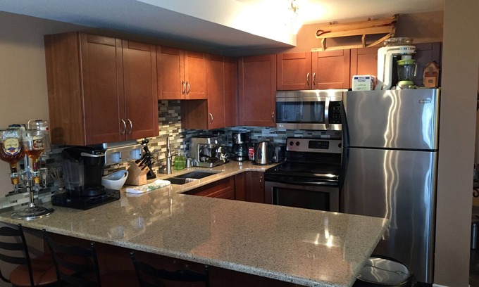 Big White Ski Resort Condo | Ski In/Out 2 Bed 1 Bath Slopeside