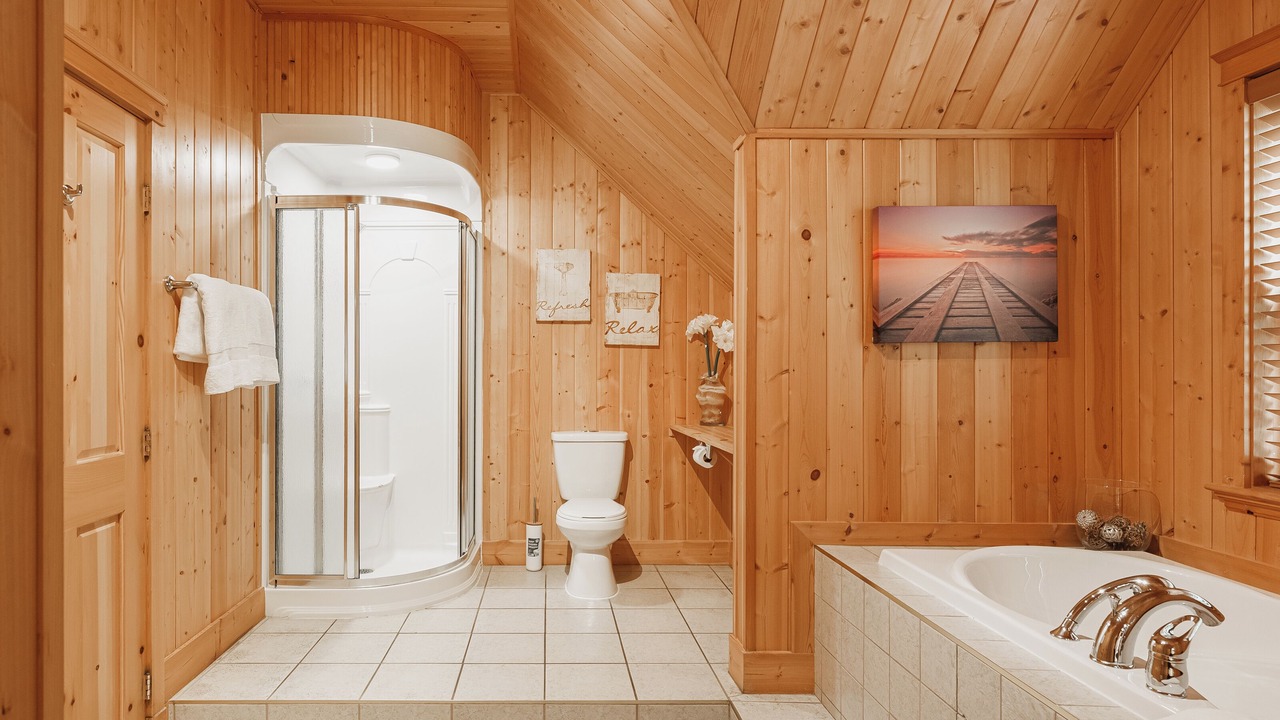 Photo of Bathroom in Fiddler Lake Resort
