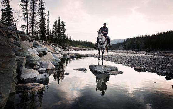 Photo of Human In Picture in Red Deer River Crossing