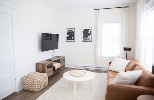 Fredericton Apartment | This 2 bedroom loft-like apartment is perfect for your visit to downtown Fredericton